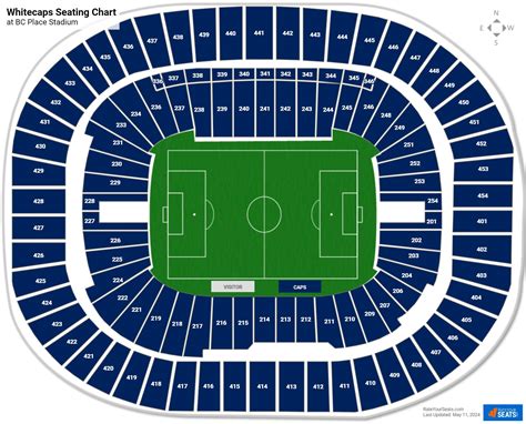 seating chart bc place|bc place view from seat.